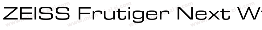 ZEISS Frutiger Next W1G Heavy Itali字体转换